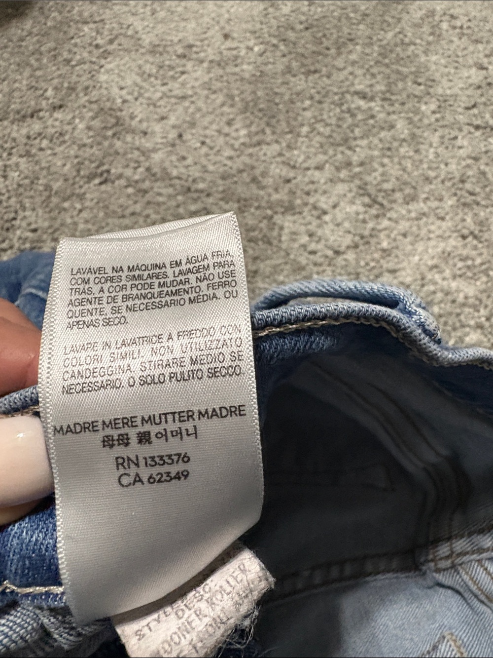 MOTHER High-Rise Wide Leg Jeans - The Swooner Roller Yoke Front Ankle size 26 - Picture 4 of 10